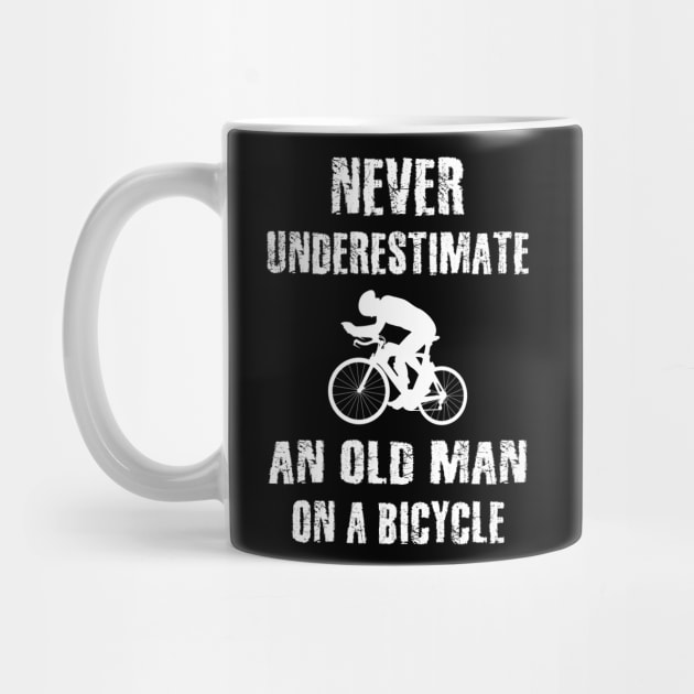 Never Underestimate An Old Man On A Bicycle by sanavoc